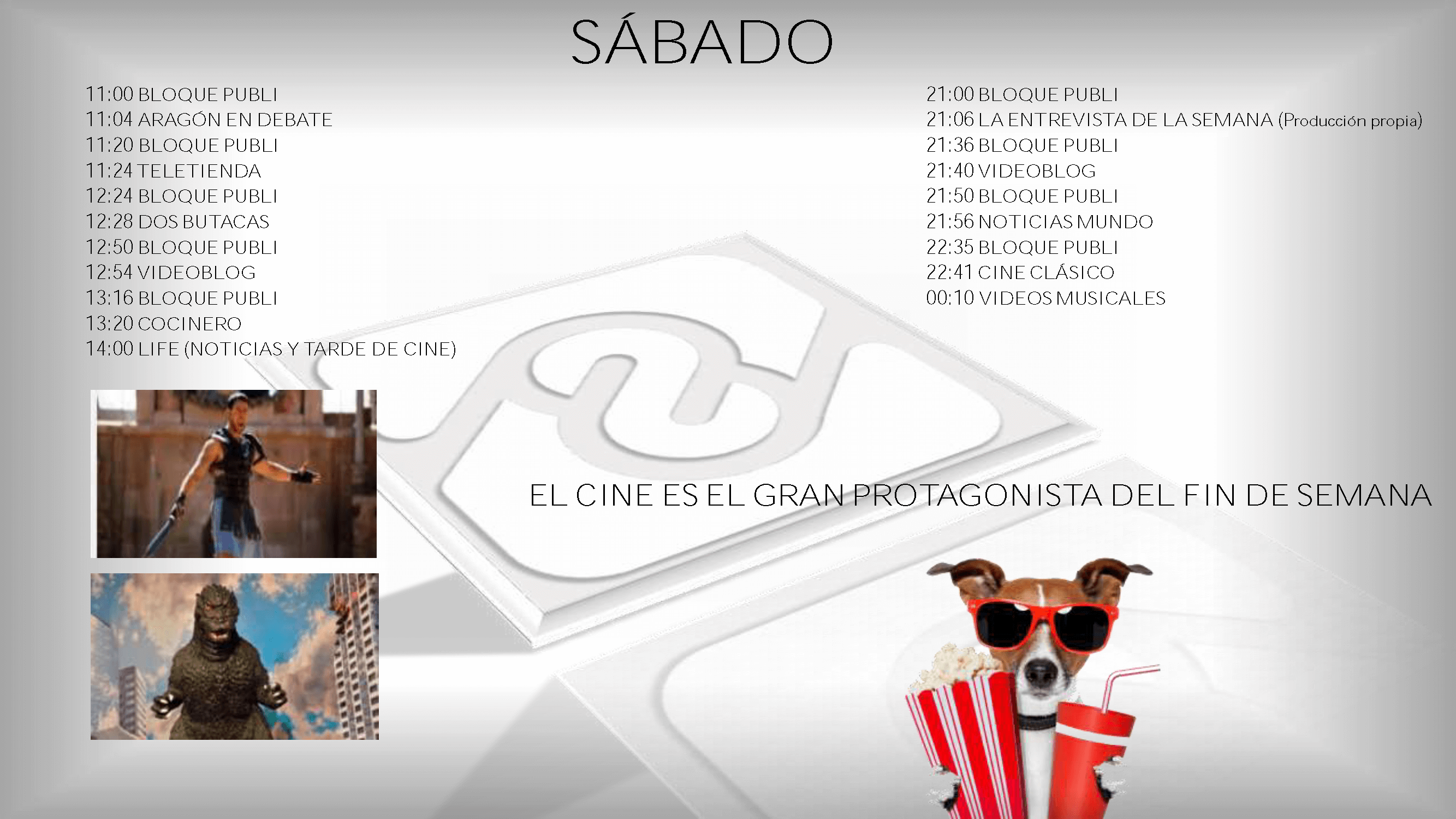 La 8 Programación Sabado